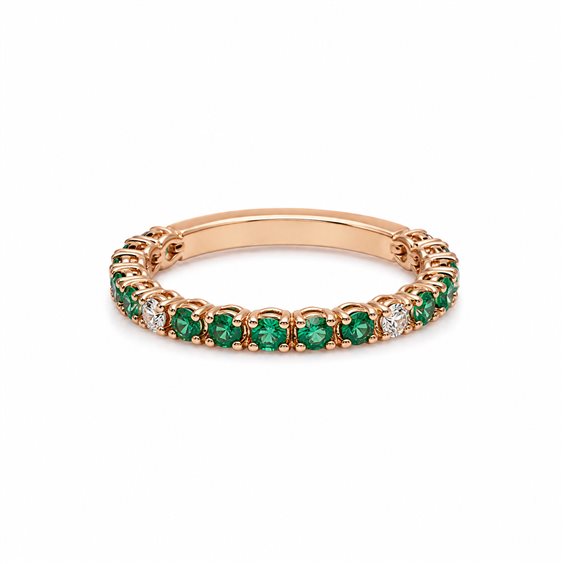 Ring Cianfrone Gioielli Woman in Gold Smeraldo 0.65 Ct ANOR-56-198 - ANOR-56-198